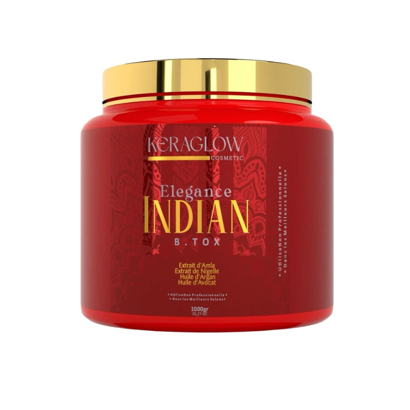 Botox Capillaire Keraglow Indian Elégance 1Kg