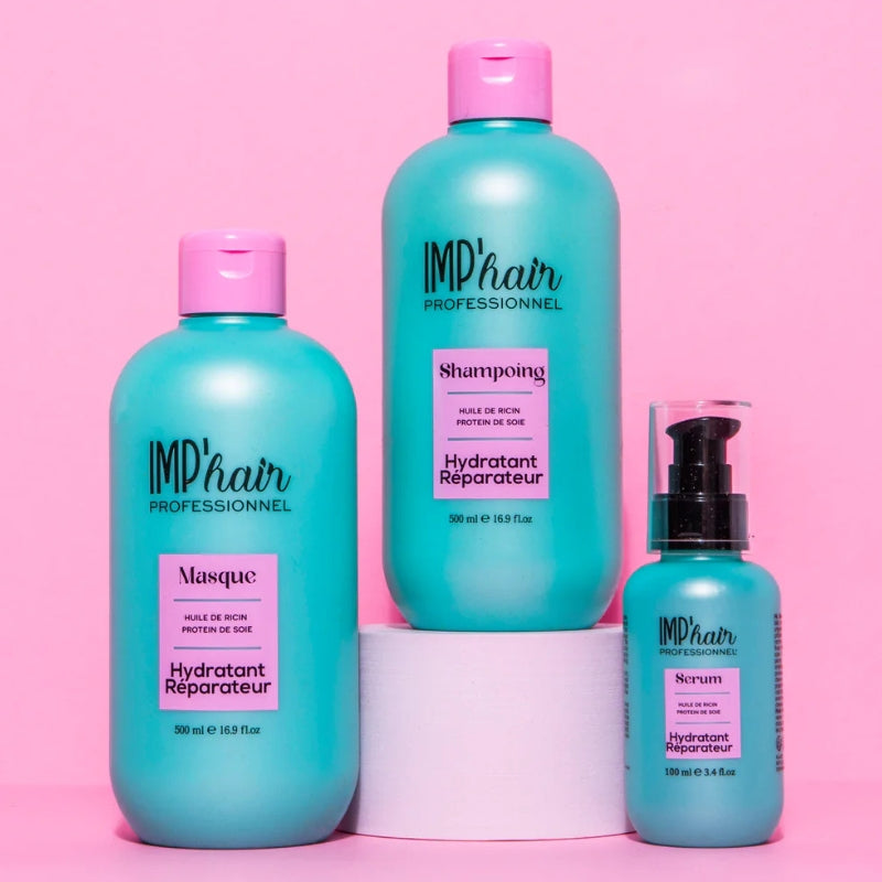 Kit Sans Sulfate Shampoing Masque Sérum IMP'HAIR Professionnel