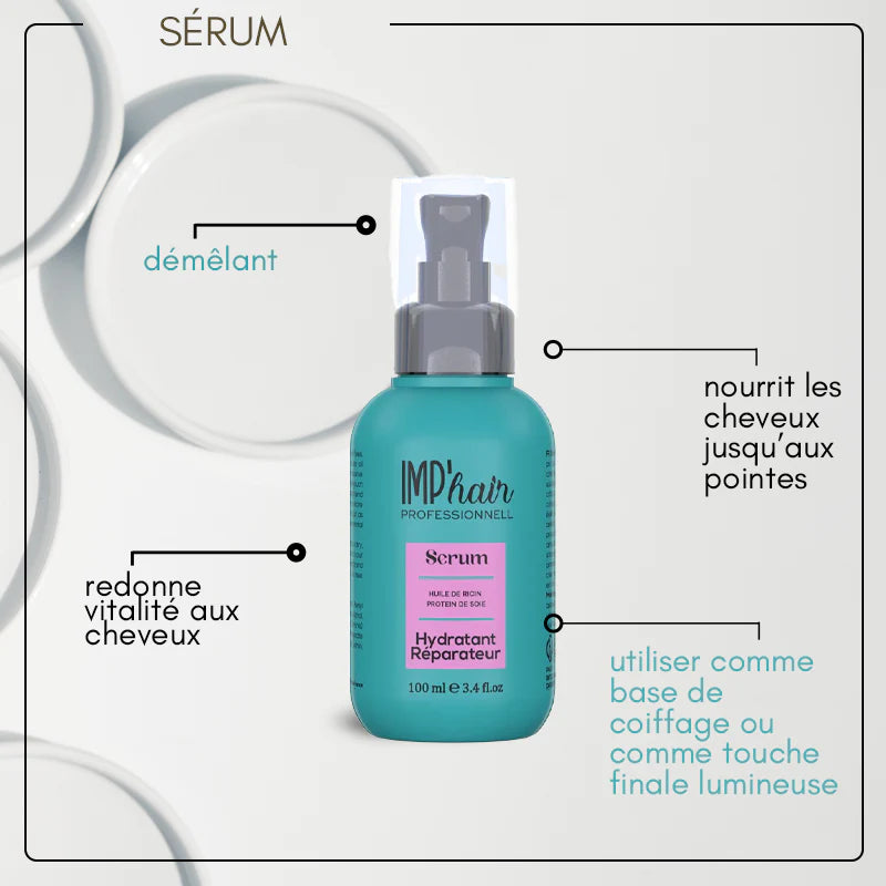 Kit Sans Sulfate Shampoing Masque Sérum IMP'HAIR Professionnel 9
