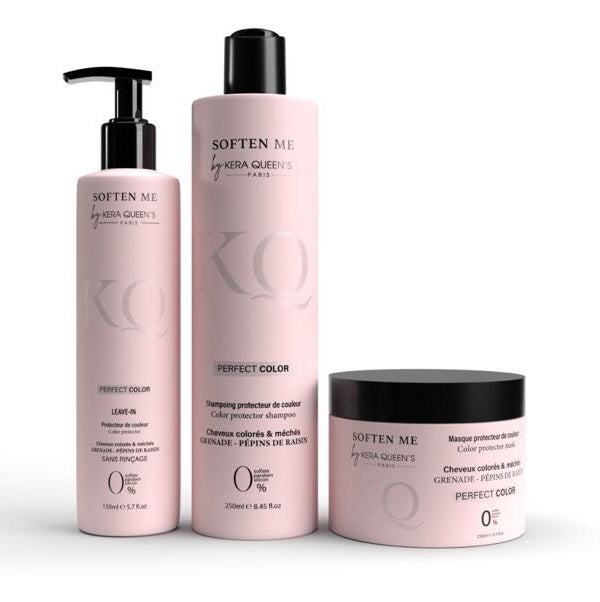 Kit Shampoing Masque Crème Sans sulfate Kera Queen’s Perfect Color