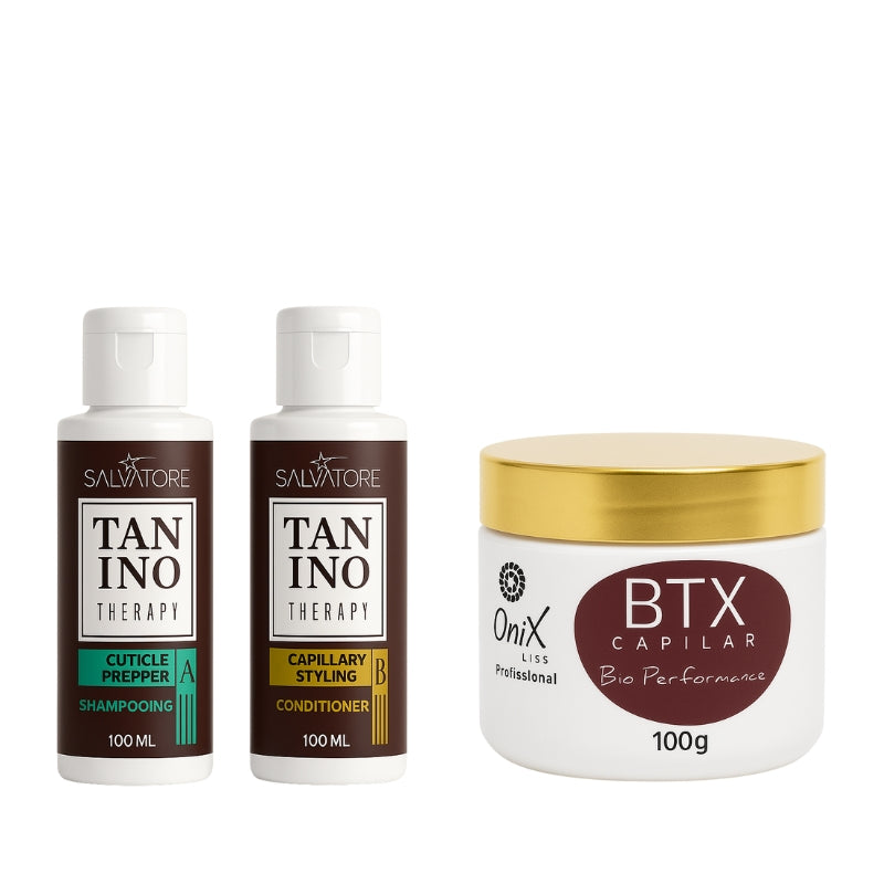 Lissage Au Tanin Tanino Therapy + Btx Onix Liss 2x100ml - 100g