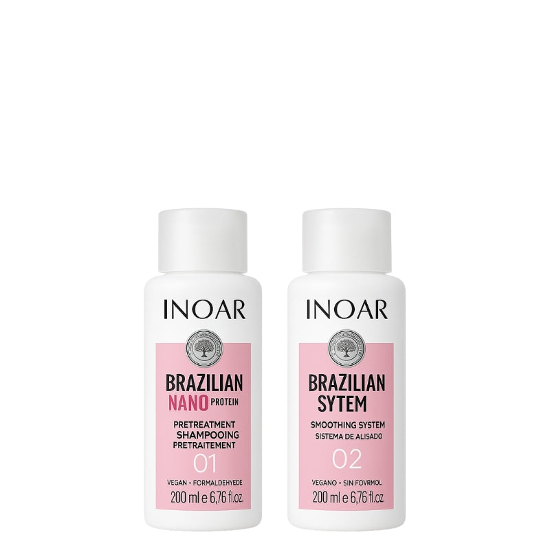 Lissage Brésilien Inoar Brazilian Nano Protein Keratin 2x200ml