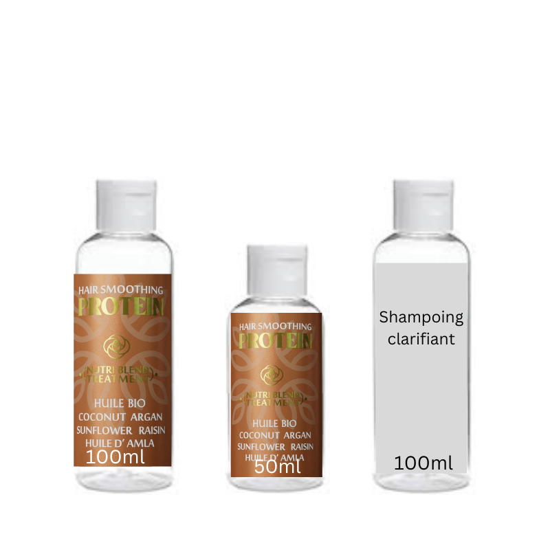 Lissage Indien Kera Glow 150ml + Shampoing Clarifiant