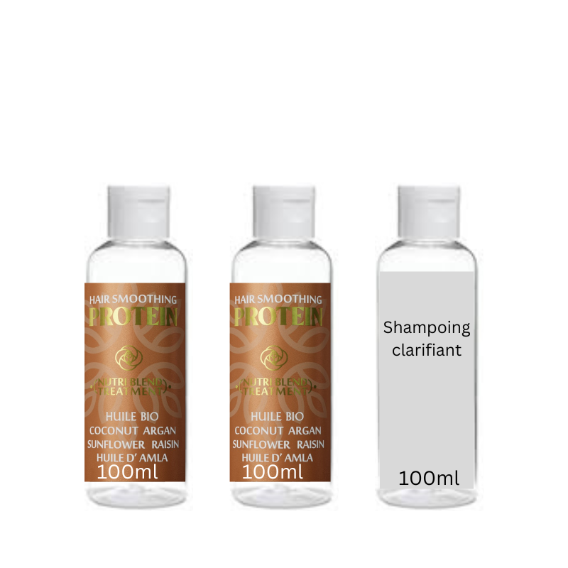 Lissage Indien Kera Glow 200ml + Shampoing Clarifiant
