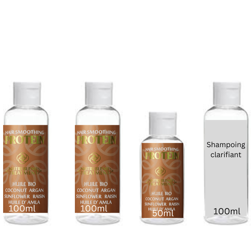 Lissage Indien Kera Glow 250ml + Shampoing Clarifiant
