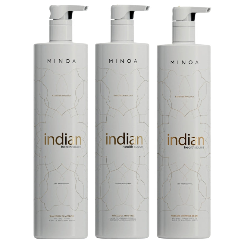Lissage Indien Minoa Indian Health Source - Lissage- Shampoing Clarifiant- Masque