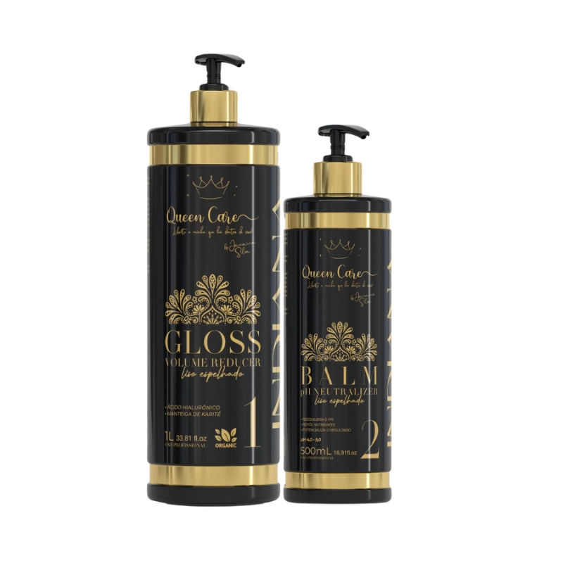 Lissage Indien Queen Care Donna Indiana Gloss sans masque