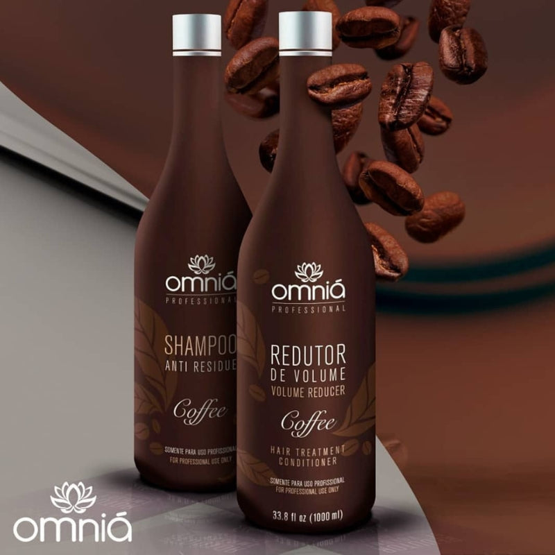 Lissage au Tanin Omnia Volume Redutor Coffee 2x1L