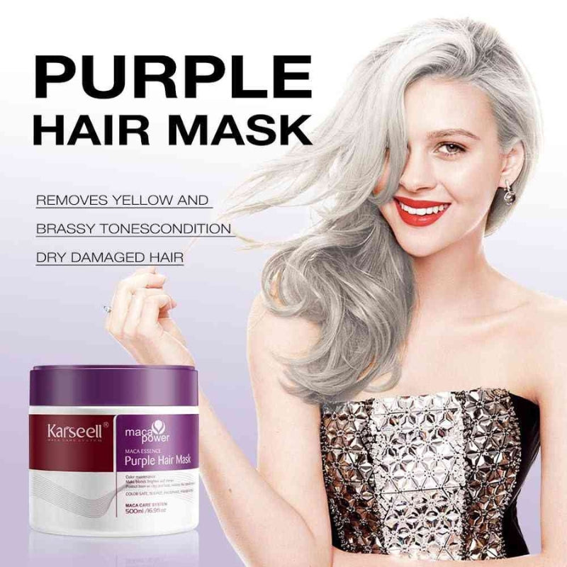 Masque capillaire violet Karseell 4