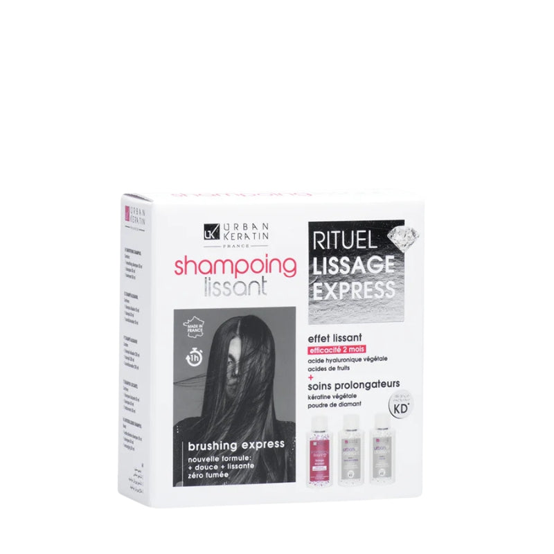 Mini Kit Rituel Lissage Express Urban Keratin 3x50ml