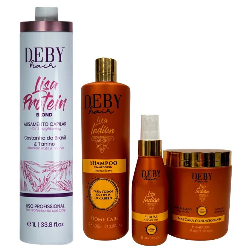 Pack Lisa Protéine Blond Deby Hair + Kit Sans Sulfate