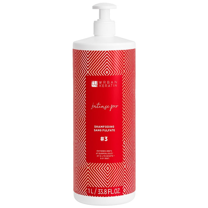 Shampoing sans sulfate Intense Pro 3 Urban Keratin 1L