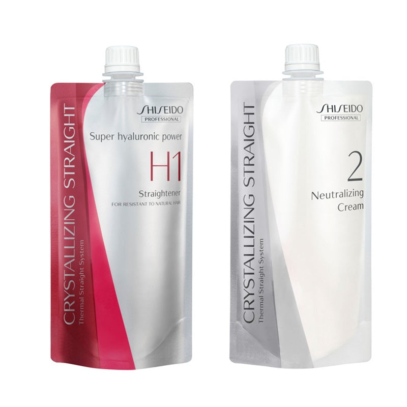 Lissage japonais Shiseido Crystallizing Straight 2x400ml