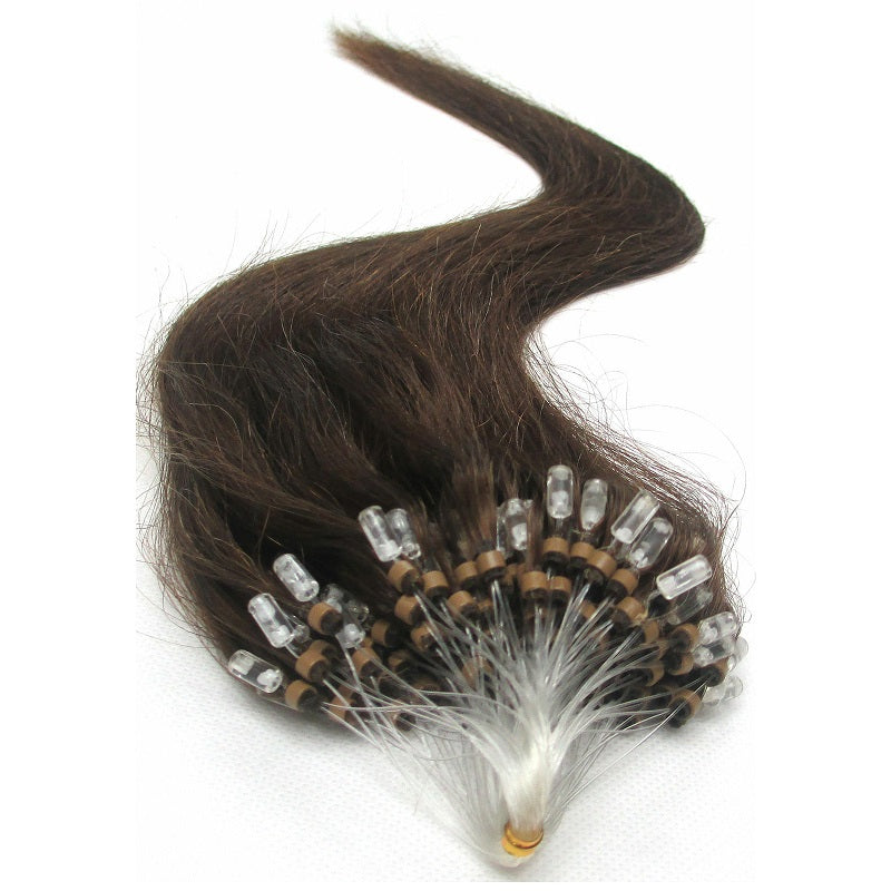 Extensions Cheveux à Froid Easy Loop Chatain Fonce
