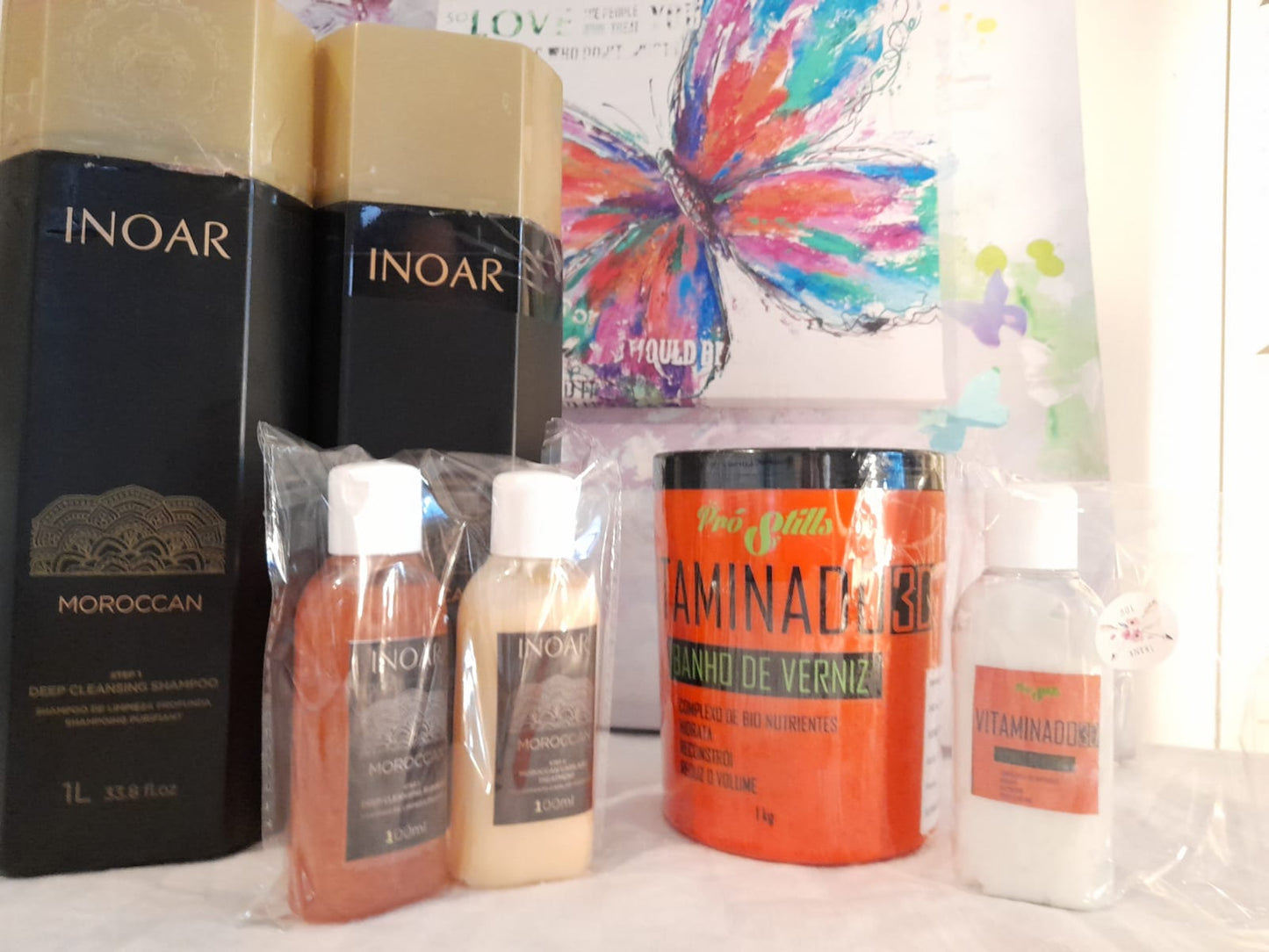 Lissage Bresilien Inoar Marroquino Botox Capillaire Vitaminado 3D