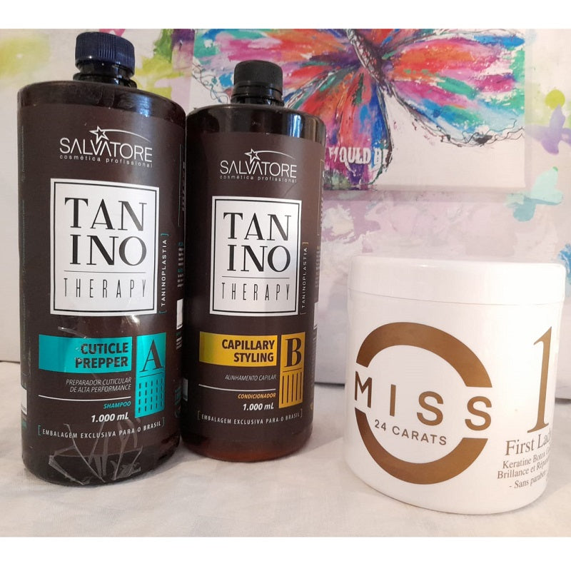 Lissage Tanino Therapy & Botox Miss 24 Carats 2x1L +1Kg