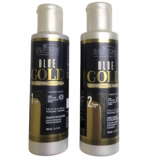 Lissage Salvatore Blue Gold Taninoplastie 2x100ml