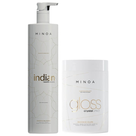Btx Capillaire Minoa Gloss Crystal Effect 1Kg - shampoing Clarifiant 1L