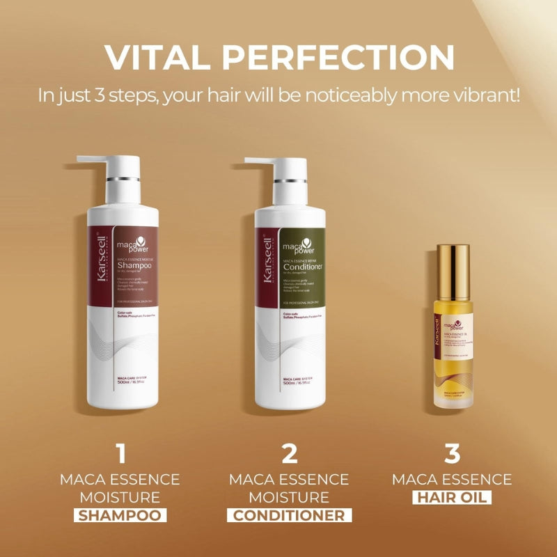 Coffret Réparateur Capillaire Karseell Huile Shampooing Après-shampooing 3