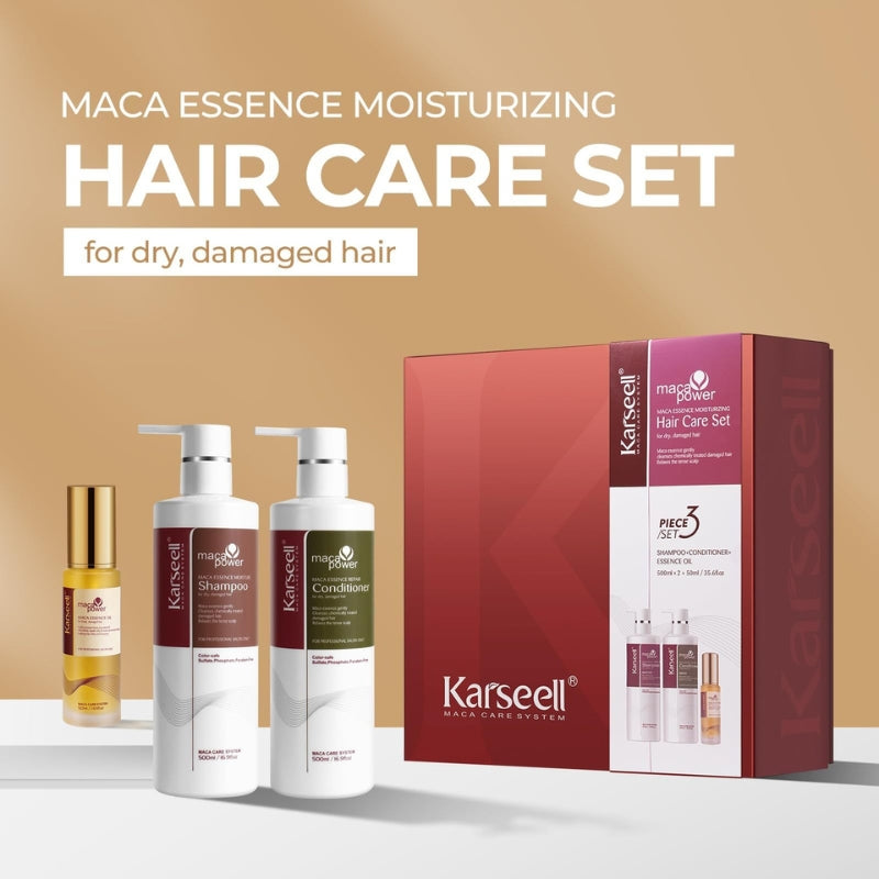 Coffret Réparateur Capillaire Karseell Huile Shampooing Après-shampooing 4