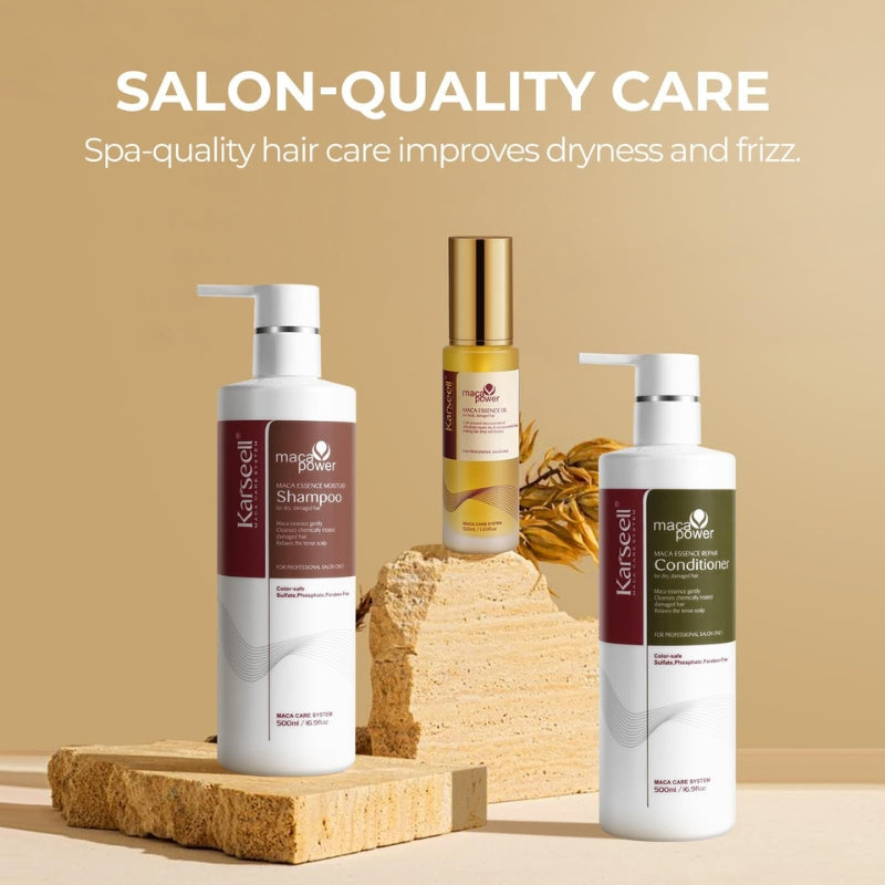 Coffret Réparateur Capillaire Karseell Huile Shampooing Après-shampooing 6