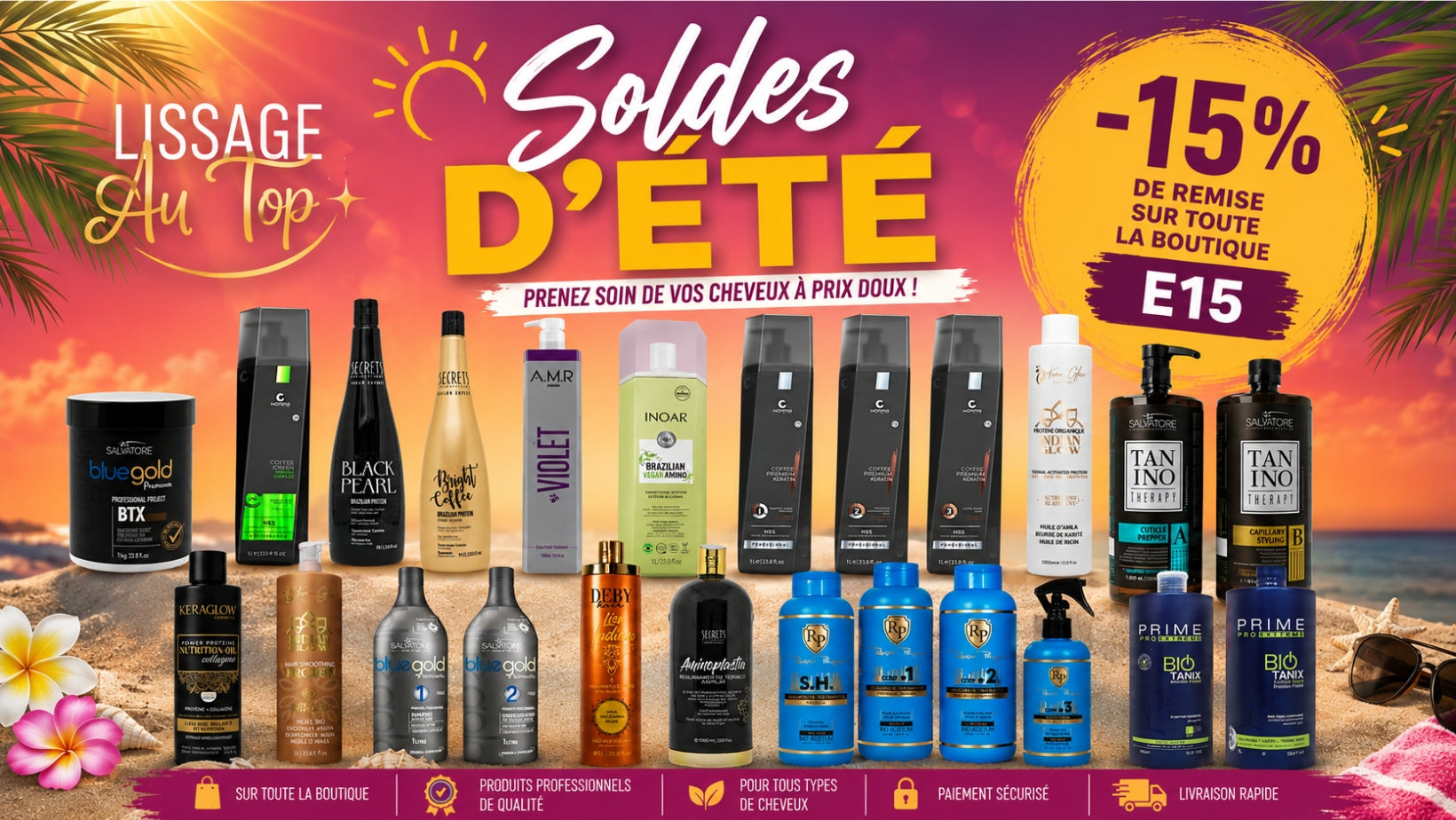 Lissage Au Top | Lissage pour cheveux et soins capillaire