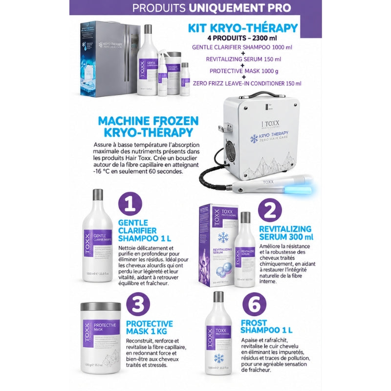 HAIR TOXX Kryo Therapy Machine Cryothérapie Capillaire Pro 3