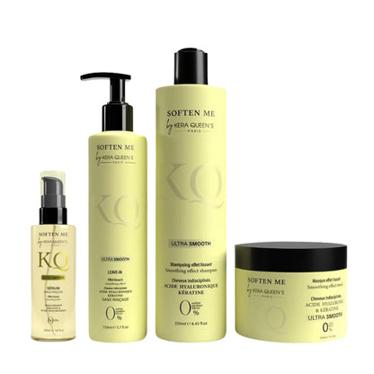 Ki Sans sulfate Kera Queen's Ultra Smooth 4 Produits