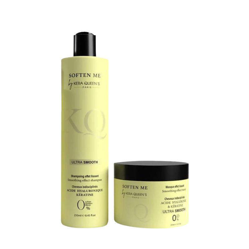 Ki Sans sulfate Kera Queen's Ultra Smooth Shampoing et Masque