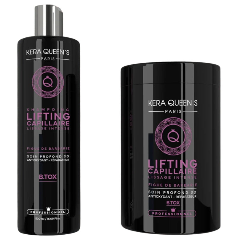 Kit Kera Queen's Lifting Figue De Barbarie Shampoing 500ml B.tox 1Kg