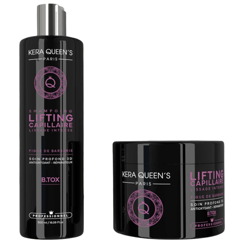 Kit Kera Queen's Lifting Figue De Barbarie Shampoing 500ml B.tox 500g
