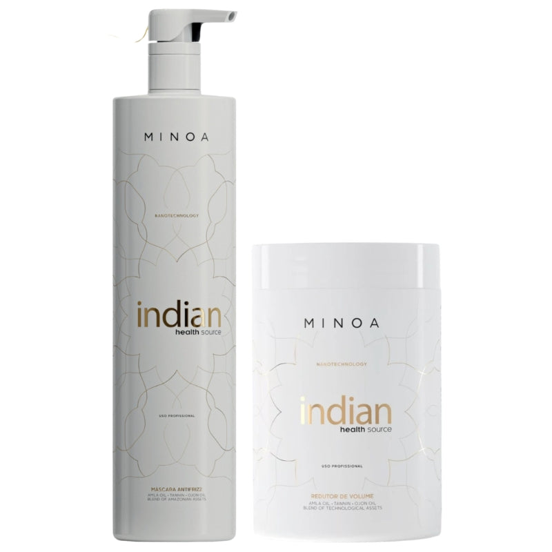Kit Lissage Indien + Btx Capillaire Minoa Health Source + Shampoing Clarifiant