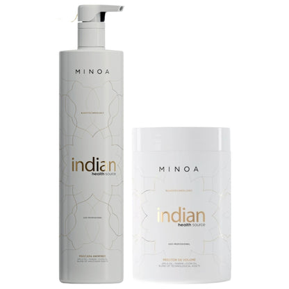 Kit Lissage Indien + Btx Capillaire Minoa Health Source + Shampoing Clarifiant