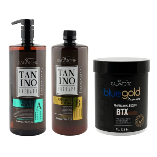 Kit Salvatore Tanino Therapy Lissage + Btx 2x1L + 1Kg