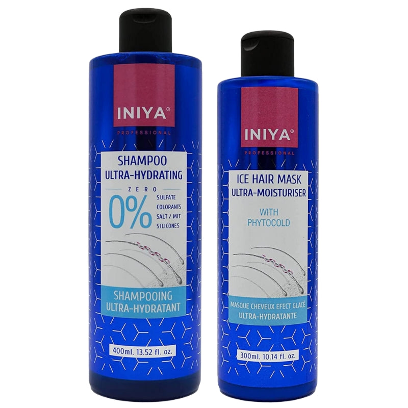 Kit Sans Sulfate Iniya Ultra Hydrating Shampoing 500ml masque