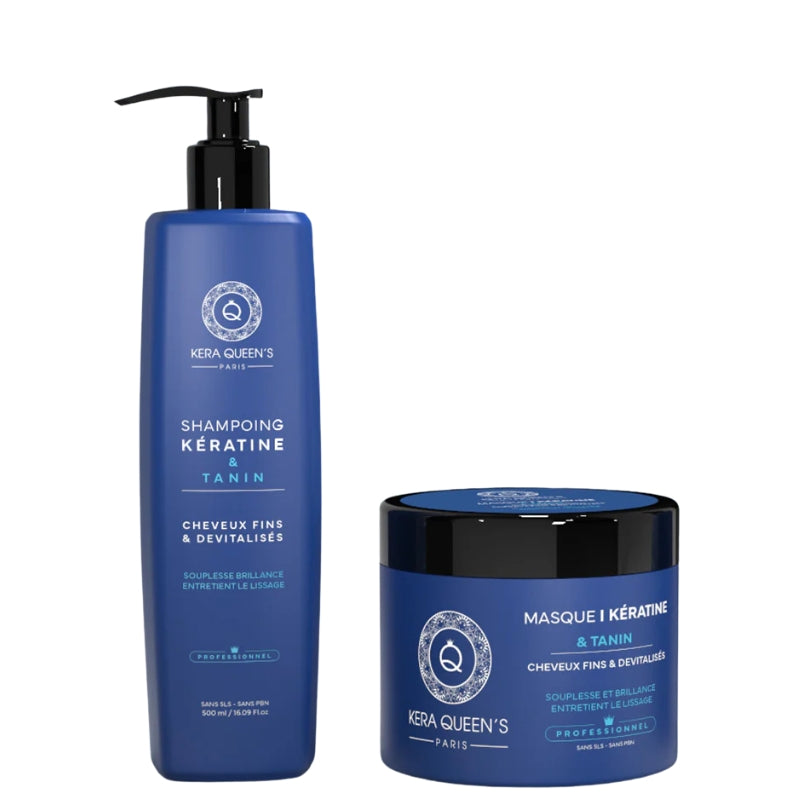 Kit Sans Sulfate Kera Queen's Rituel Tanin Shampoing Masque