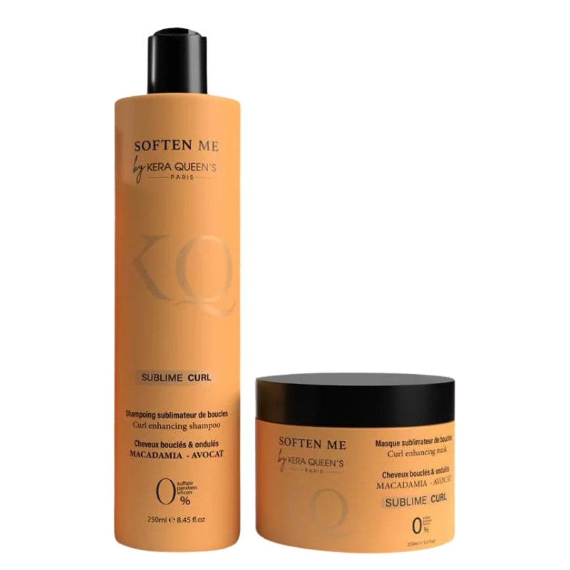 Kit Sans Sulfate Kera Queen’s Soften Me Sublime Curl Shampoing Masque