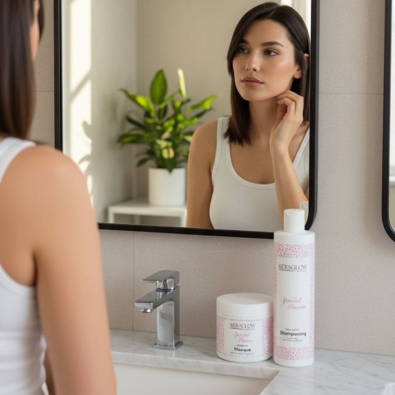 Kit Sans Sulfate KeraGlow Spécial Pousse 5