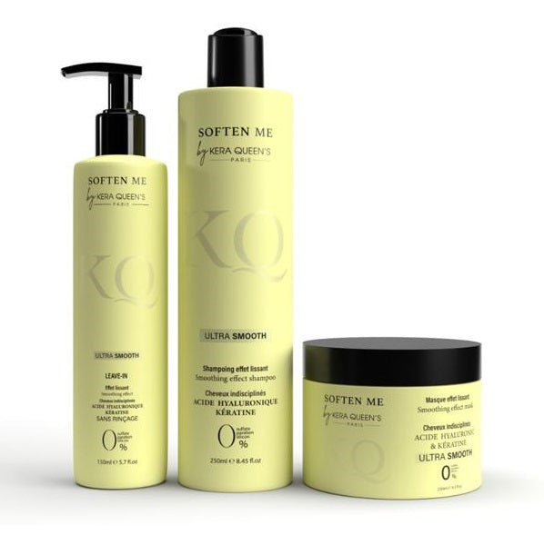 Kit Shampoing Masque Crème Sans sulfate Kera Queen’s Ultra Smooth