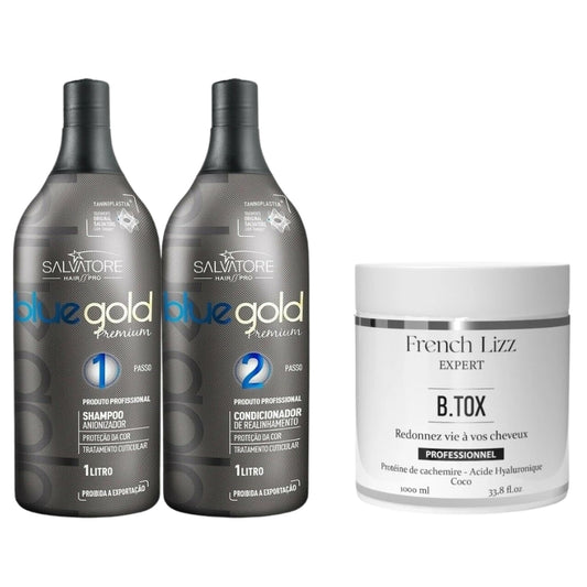 Lissage Au Tanin Bleu Gold + Btx French Lizz