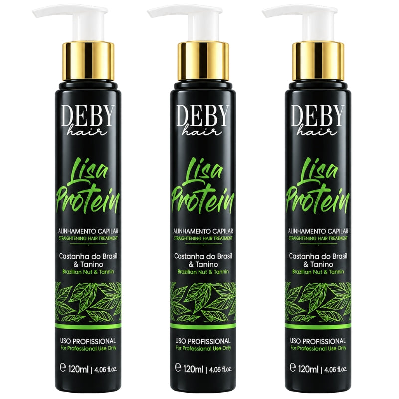 Lissage Au Tanin Deby Hair Lisa Protéine 3x120ml
