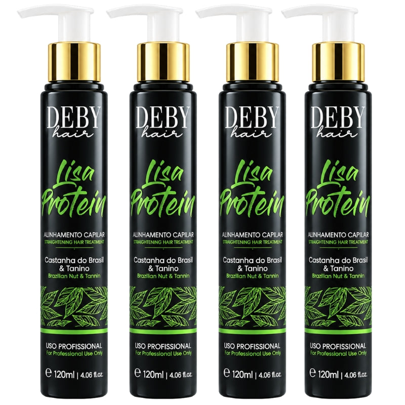 Lissage Au Tanin Deby Hair Lisa Protéine 4x120ml