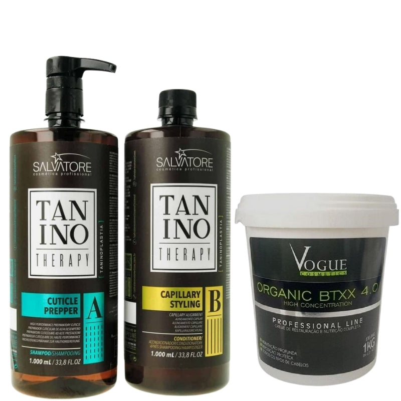 Lissage Au Tanin Tanino Therapy 2x1L+ Btx Vogue 4.0