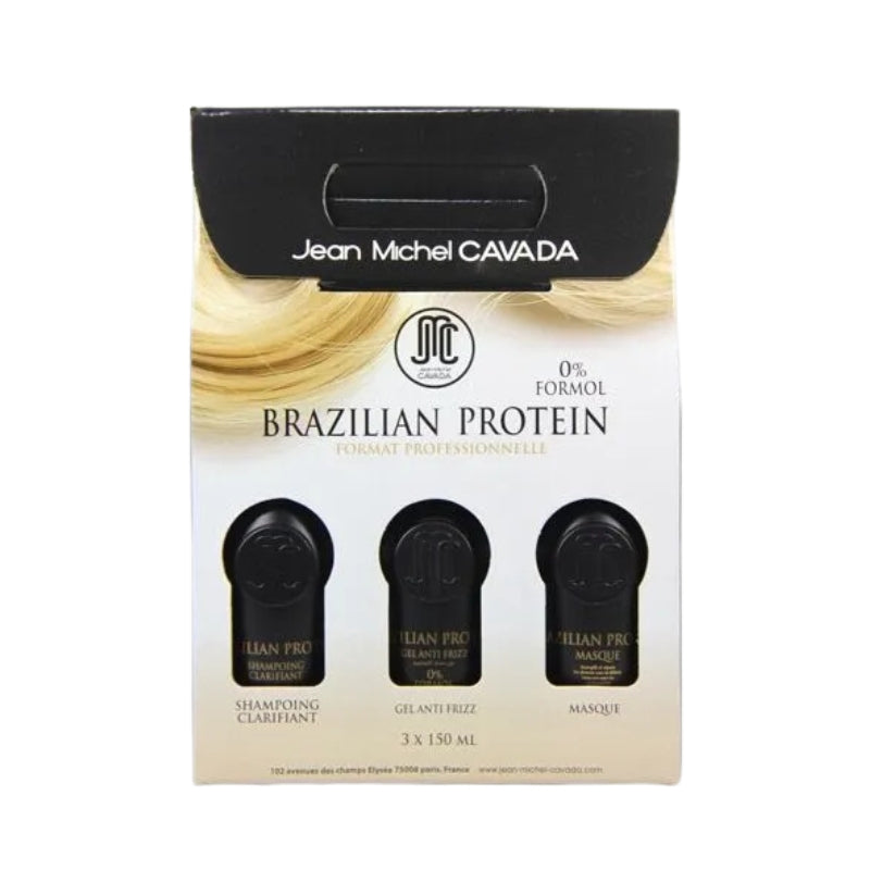 Lissage Brésilien Brazilian Protein Jean Michel Cavada 3x150ml