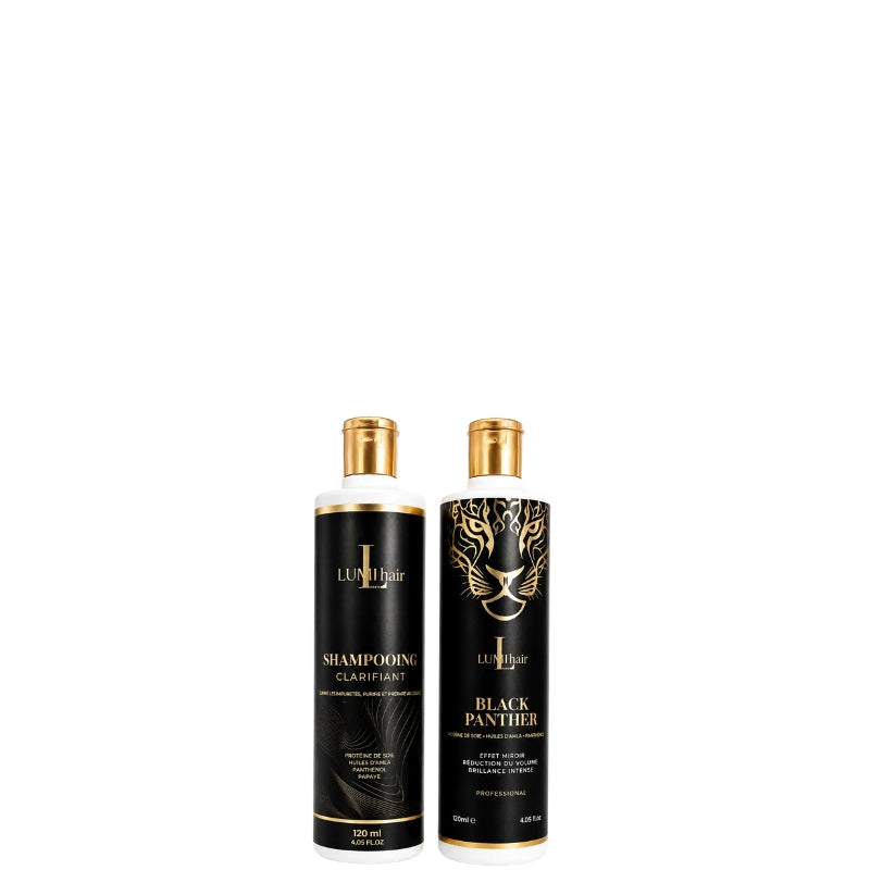 Lissage Indien LUMI Hair Black Panther 2x120ml