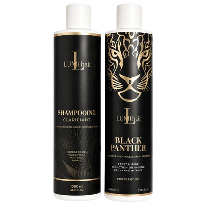 Lissage Indien LUMI Hair Black Panther 2x1L