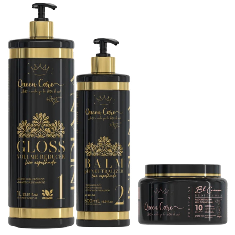 Lissage Indien Queen Care Donna Indiana Gloss Lissage + Blam + Masque