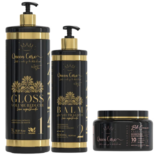 Lissage Indien Queen Care Donna Indiana Gloss Lissage + Blam + Masque