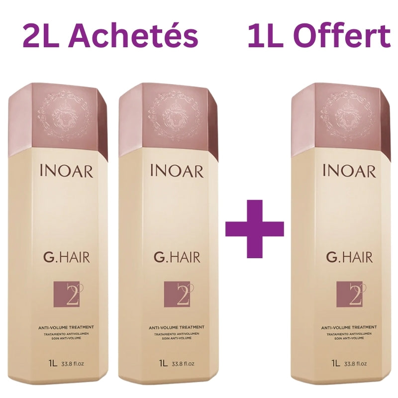Lissage Brésilien Inoar GHair 2L achetés = 1L OFFERT 🎁