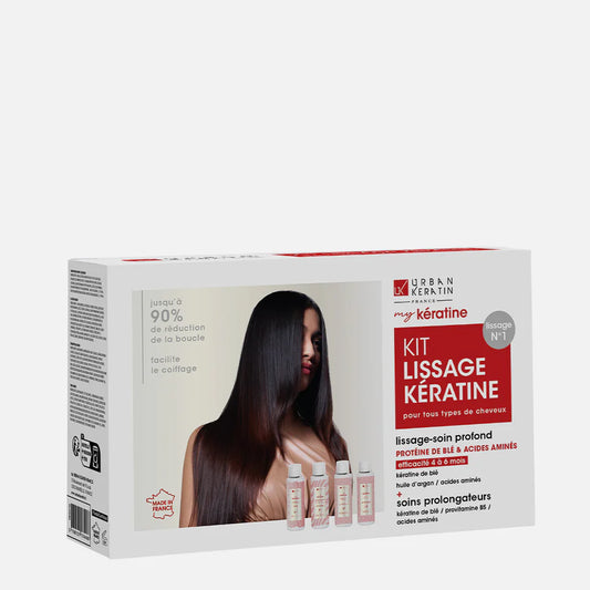 Mini Kit Lissage à la Kératine Urban Keratin 4x100ml